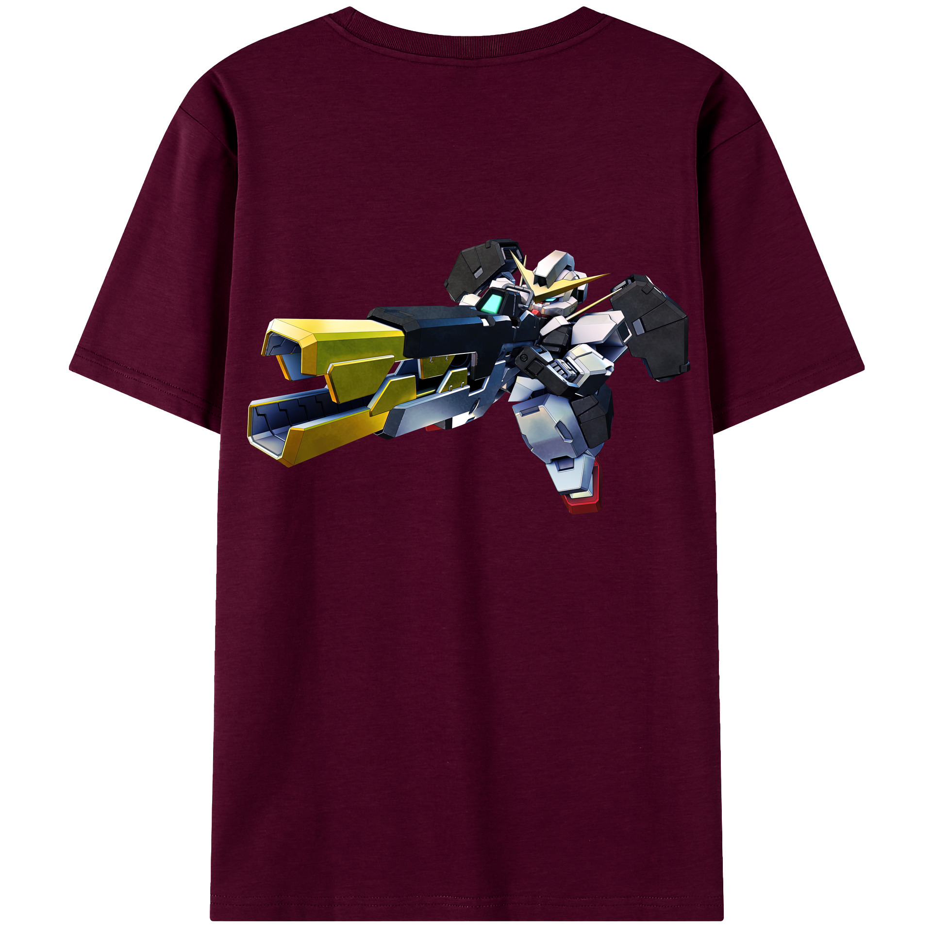 （画像用） 機動戦士ガンダム Mobile Suit Gundam レディース半袖Tシャツ(バックプリント)